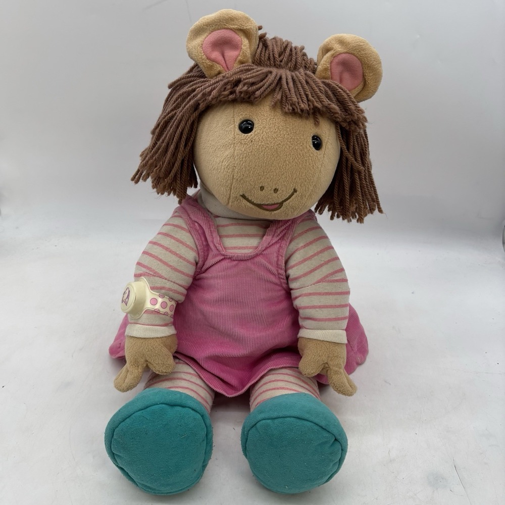 Vintage Microsoft Actimates DW Arthurs Sister 90s Talking Plush Interactive Work